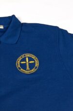 Blue Short Sleeve Women's Polo Shirt