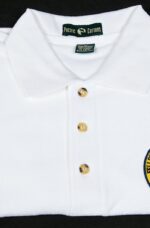 White Cotton Short Sleeve Polo Shirt