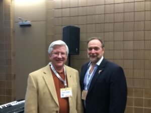 Brett Blankenship with FCFI Executive Director Dennis Schlagel